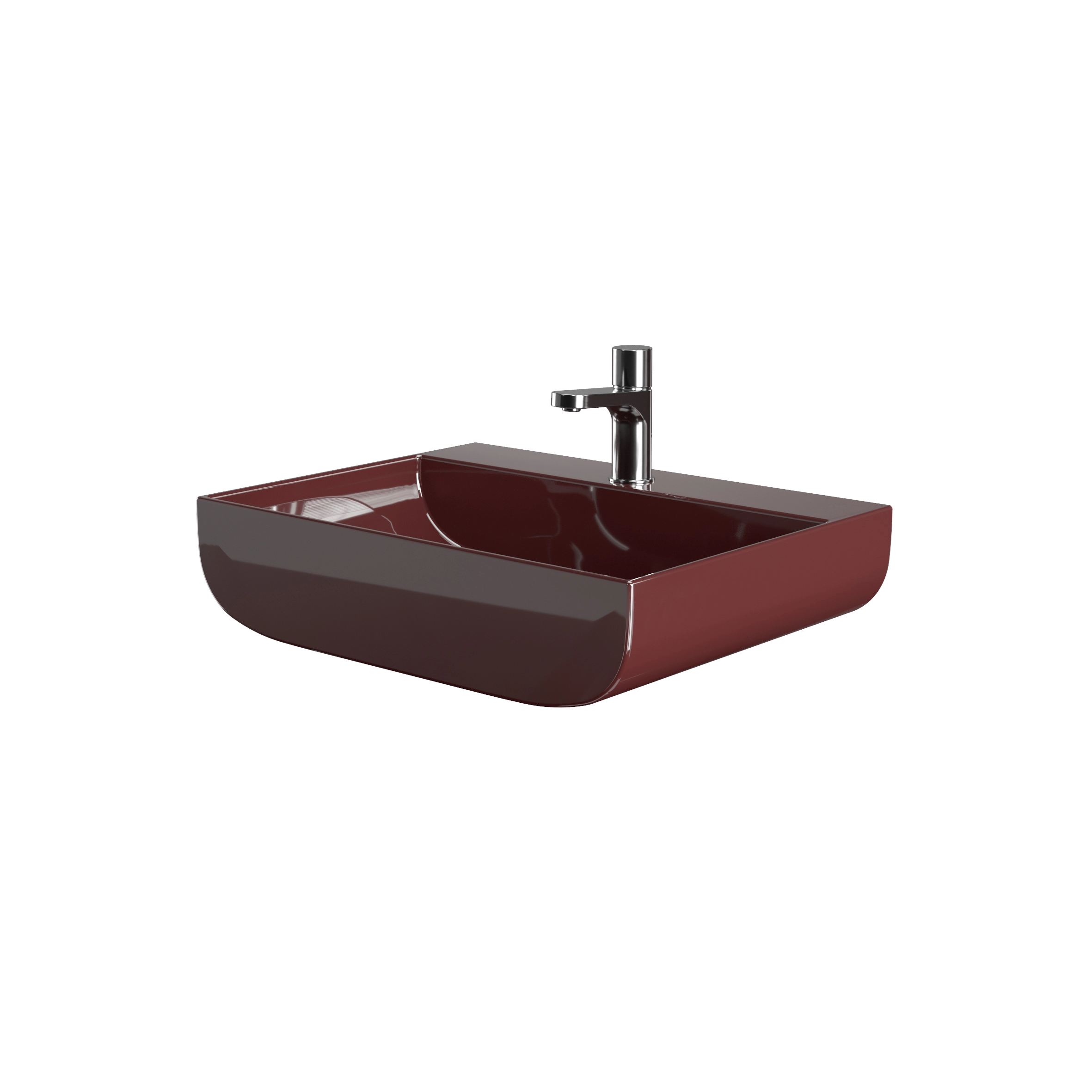 Foto 13 Over Counter Washbasin No Tap Hole 45&times;39 cm Leuca
