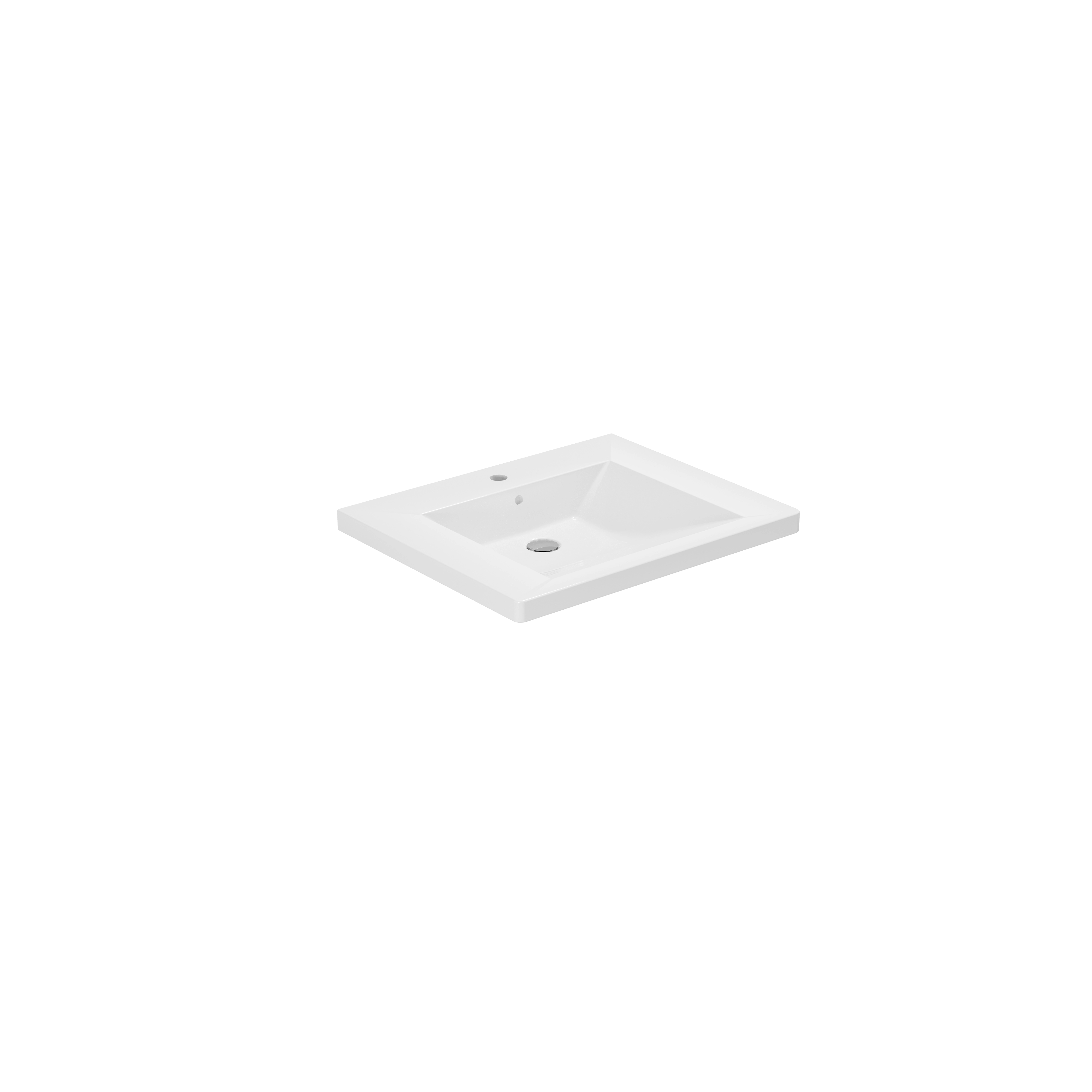 Foto 0 Wall-hung Washbasin 70 cm Thin